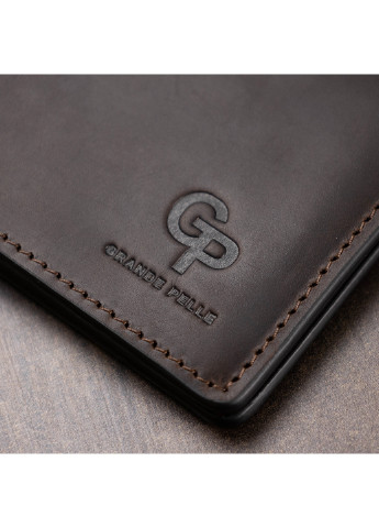 Чоловік шкіряний затиск для грошей 11х8х0,7 см Grande Pelle (250097470)