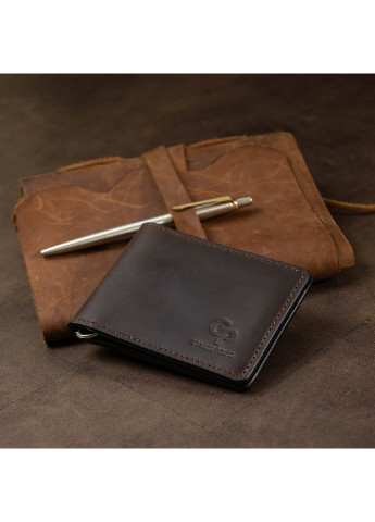 Чоловік шкіряний затиск для грошей 11х8х0,7 см Grande Pelle (250097470)