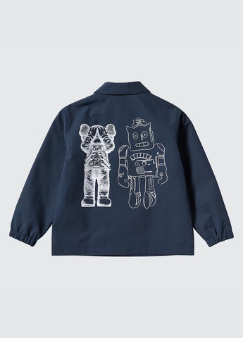 Синяя демисезонная куртка Uniqlo