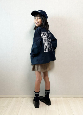 Синяя демисезонная куртка Uniqlo