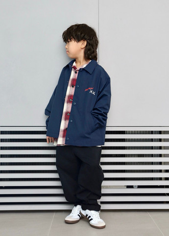 Синяя демисезонная куртка Uniqlo