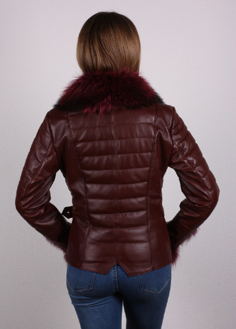 Бордовая зимняя куртка Zaferi