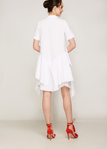 Білий кежуал сукня Solh однотонна