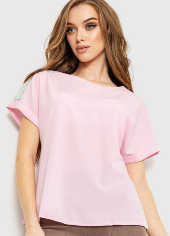 Светло-розовая летняя блуза Ager