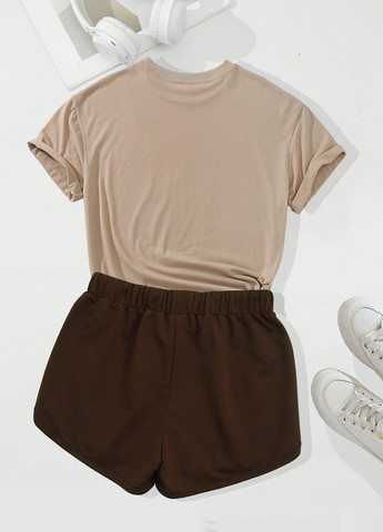 Костюм (футболка, шорты) SHEIN (323262290)