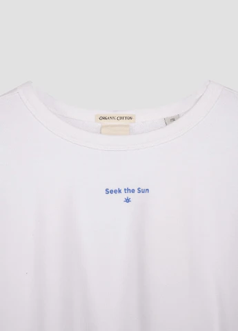 Білий світшот Scotch & Soda однотонний (255919275)