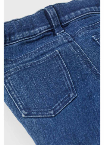 Синие демисезонные зауженные джинсы H&M