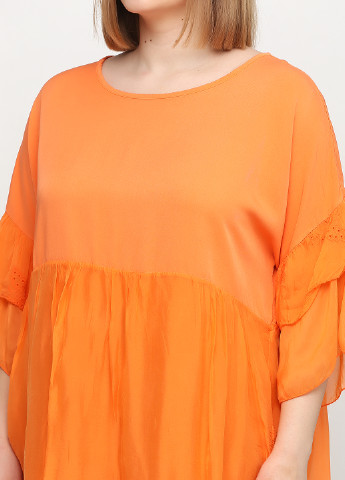 Оранжевая летняя блуза New Collection