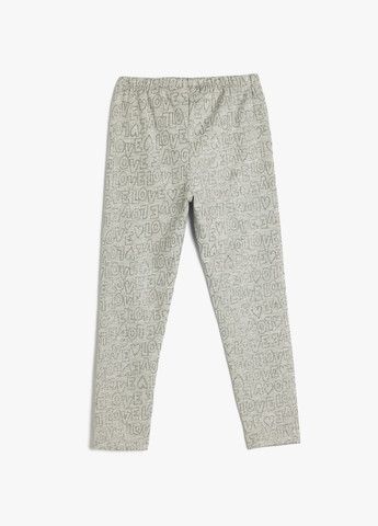 Серые демисезонные леггинсы KOTON