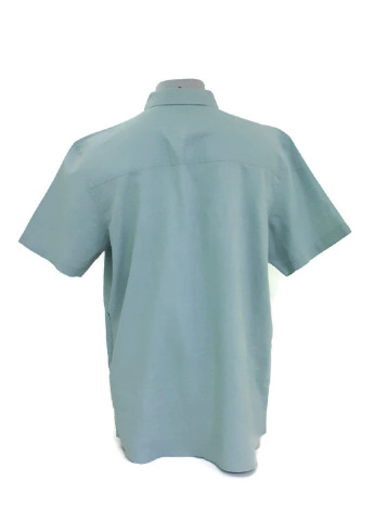 Голубой кэжуал рубашка однотонная Livergy