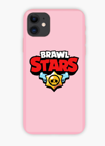 Чехол силиконовый Apple Iphone 11 Pro Лого Бравл Старс (Logo Brawl Stars) (9231-1000) MobiPrint (219288631)