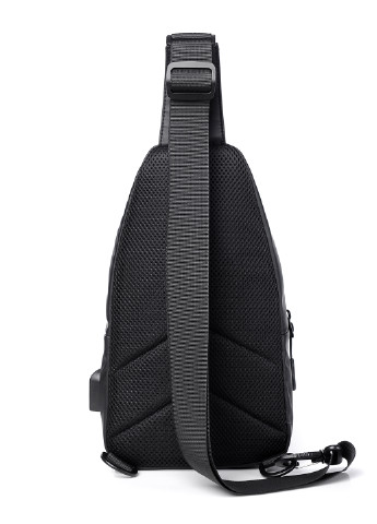 Спортивная сумка слинг, черная Corze 0126bl (254584196)