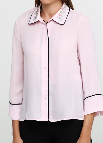 Розовая демисезонная блуза Silvian Heach