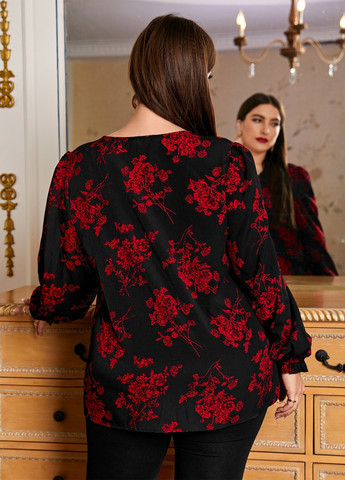 Чёрная блуза SHEIN