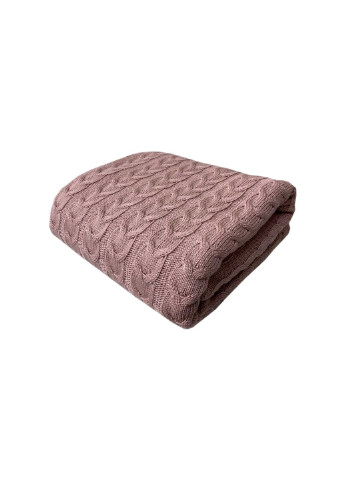 Плед Глория 190х220 косы Пепелисто-розовый (14600) Прованс (254014048)