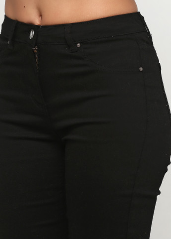 Черные демисезонные зауженные джинсы BRANDTEX COPENHAGEN