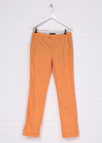 Оранжевые кэжуал летние брюки Gant