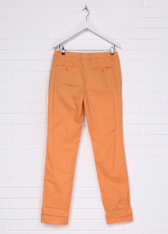Оранжевые кэжуал летние брюки Gant