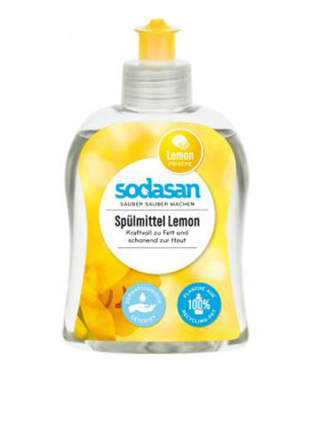 Органическое средство-концентрат для мытья посуды Лимон, 300 мл Sodasan (138200786)