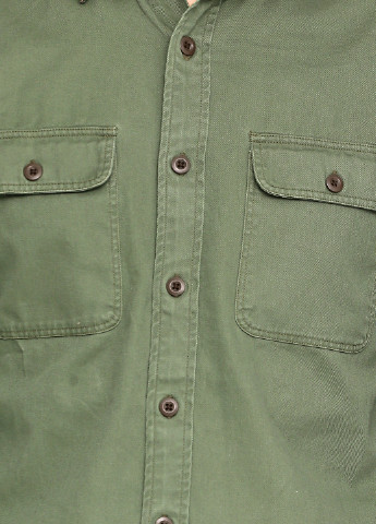 Оливковковая (хаки) кэжуал рубашка камуфляжная Ralph Lauren с длинным рукавом