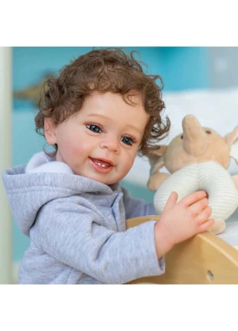 Кукла Reborn Doll мальчик Егорка 55 см (253710720)