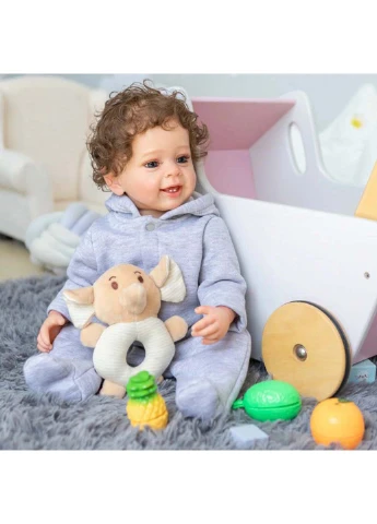 Кукла Reborn Doll мальчик Егорка 55 см (253710720)
