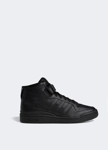 Черные осенние женские кроссовки adidas с перфорацией, со шнуровкой