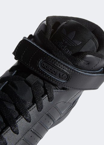 Чорні осінні кросівки adidas FORUM MID ORIGINALS