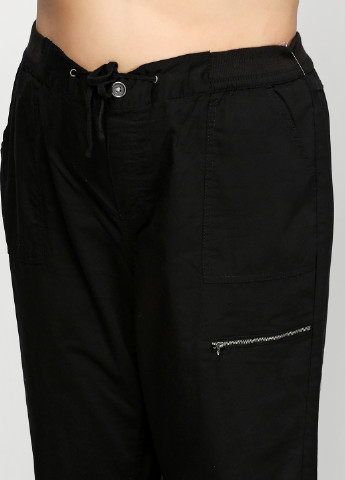 Черные кэжуал летние прямые брюки Faded Glory