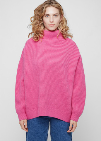 Розовый демисезонный свитер PRPY