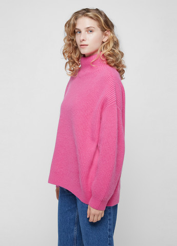 Розовый демисезонный свитер PRPY