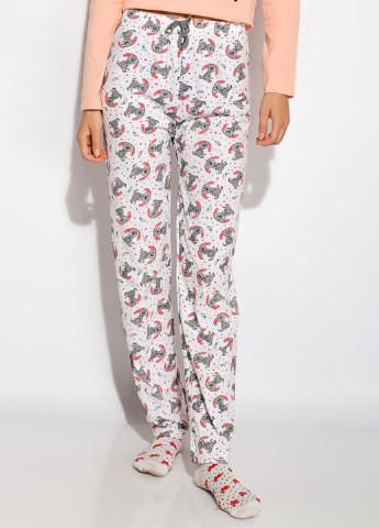 Персиковая всесезон пижама (лонгслив, брюки) лонгслив + брюки Time of Style