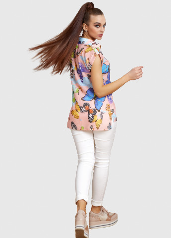 Персиковая летняя блуза ST-Seventeen