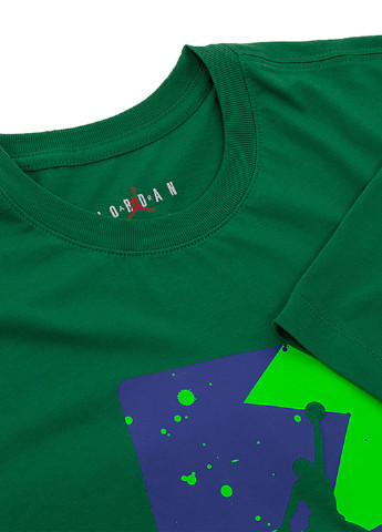 Зеленая футболка Nike J POOLSIDE CREW