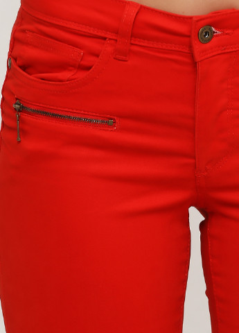 Красные демисезонные слим джинсы B.C. Best Connections