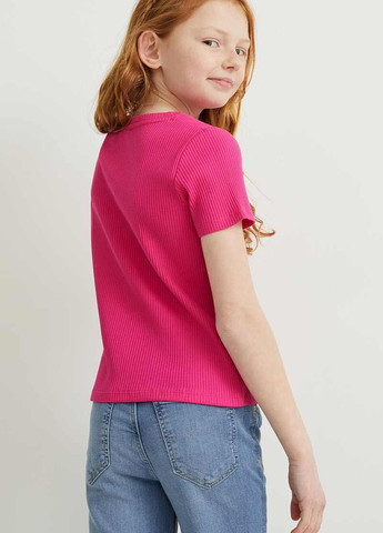 Фуксинова (колору Фукія) літня футболка C&A