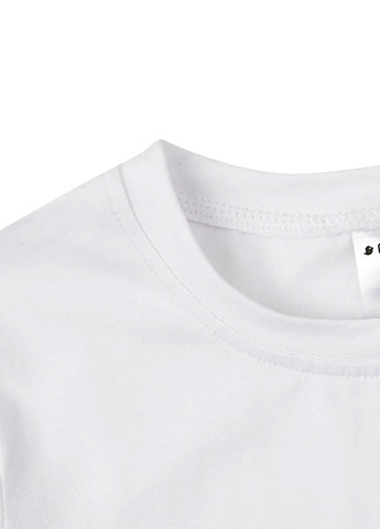 Белая летняя футболка Garnamama