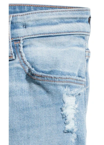 Голубые демисезонные джинсы H&M