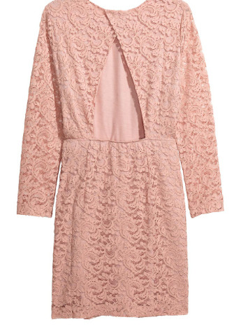 Розовое вечернее платье H&M с цветочным принтом