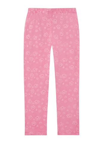 Розовая всесезон пижама (лонгслив, брюки) Nickelodeon