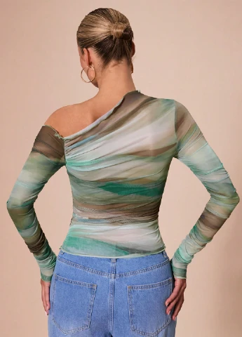 Зелена блуза SHEIN