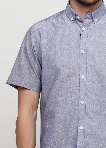 Синяя кэжуал рубашка перец с солью Tailored Originals