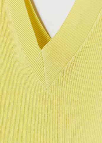 Жовтий демісезонний пуловер пуловер H&M