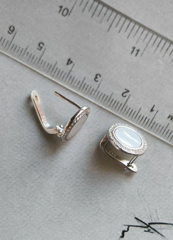 Сережки Silver Flame (350941321)