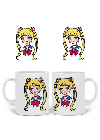 Кружка Сейлор Мун (Sailor Moon) 330 мл горнятко керамічне (20259-2926) MobiPrint (224806107)
