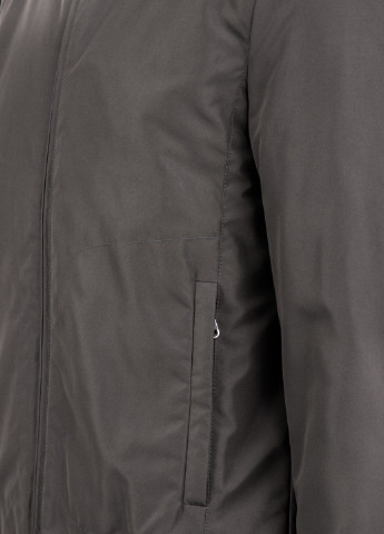 Темно-сіра демісезонна куртка Geox