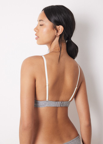 Сірий бралетт бюстгальтер Women'secret без кісточок бавовна