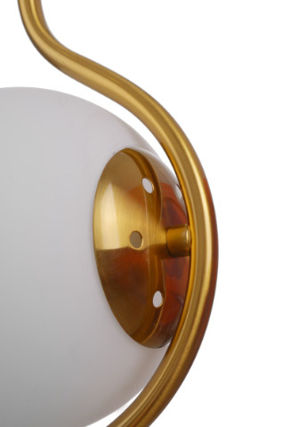 Сучасна люстра підвіс на 1 лампочку BR-01 472S/1 E27 AB Brille (242035838)