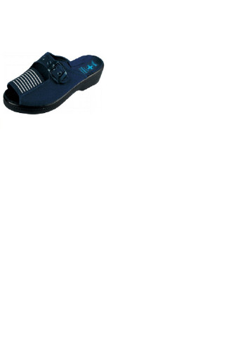 Темно-синие женские тапочки Adanex - фото
