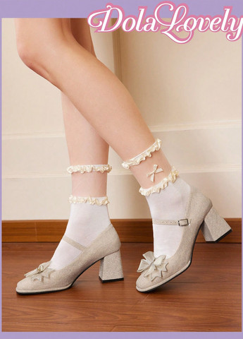 SHEIN Туфли мери джейн бежевый з полиуретан, искусственная кожа, китай — демисезон (329821514)